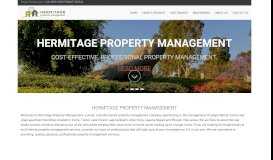 
							         Hermitage Property Management								  
							    