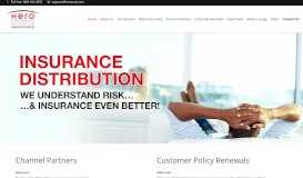 
							         Hero Corporate – Insurance Distribution: Home								  
							    