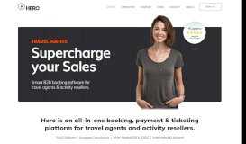 
							         Hero - Smart activity booking software for travel agents & hotel concierge								  
							    