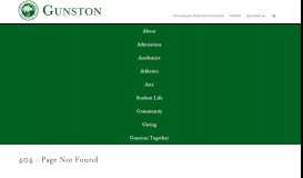 
							         Heron Annual Fund - The Gunston School								  
							    