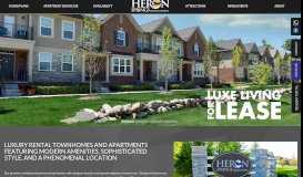 
							         Heron Springs Townhomes and Apartments								  
							    