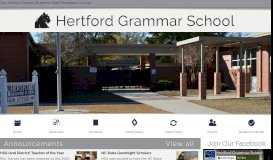 
							         Hertford Grammar								  
							    