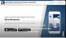 
							         Hesperia Unified School District								  
							    