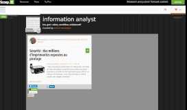 
							         'Hewlett-Packard' in information analyst | Scoop.it								  
							    