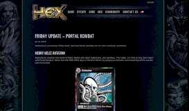 
							         Hex TCG» Friday Update - Portal Kombat								  
							    