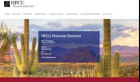 
							         HFCU Financial Services								  
							    