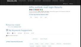 
							         Hfhs outlook mail login Results For Websites Listing								  
							    