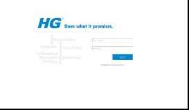 
							         HG Orderportal login								  
							    