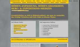 
							         Höhenkrankheit, Bergmedizin, Expeditionsmedizin - TrekkingGuide								  
							    