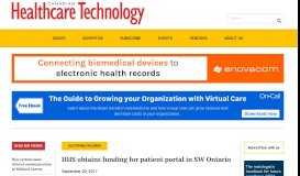 
							         HHS obtains funding for patient portal in SW Ontario | Canadian ...								  
							    
