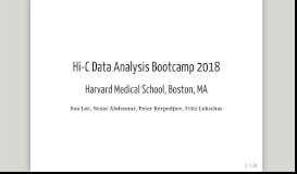 
							         Hi-C Data Analysis Bootcamp - GitHub Pages								  
							    