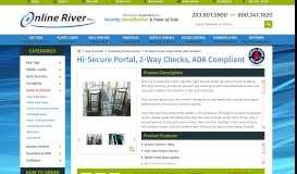 
							         Hi-Secure Portal, 2-Way Checks, ADA Compliant - www.OnlineRiver ...								  
							    