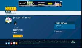
							         [HIA] Staff Portal - Habbo								  
							    