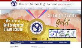 
							         Hialeah Senior High School								  
							    