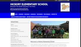 
							         Hickory Elementary School: Home								  
							    