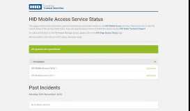 
							         HID Mobile Access Service Status								  
							    