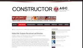 
							         Hidden Risk: Employee Recruitment and Retention – Constructor ...								  
							    