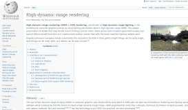 
							         High-dynamic-range rendering - Wikipedia								  
							    