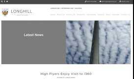 
							         High Flyers Enjoy Visit to i360 - Longhill High School								  
							    
