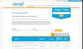 
							         High Pay Travel Nursing Jobs | Fastaff Travel Nursing Agency								  
							    