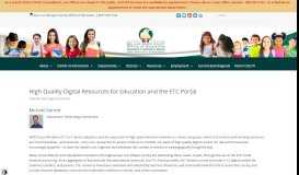 
							         High-Quality Digital Resources for Education and the ETC Portal | San ...								  
							    