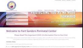 
							         High-Risk Pregnancy Care at Fort Sanders Perinatal Center								  
							    
