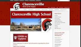 
							         High School - Clarenceville - Home of the Trojans								  
							    