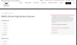 
							         High School Courses - Minnesota Virtual Schools								  
							    