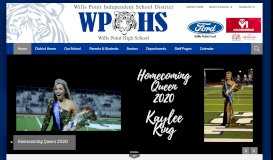 
							         High School / Homepage - Wills Point ISD								  
							    