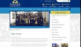 
							         High School – Lusher Charter School								  
							    