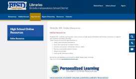 
							         High School Online Resources / Online Resources - Birdville ISD								  
							    