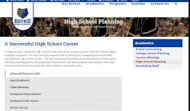 
							         High School Planning | Brentwood High School								  
							    