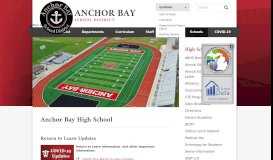 
							         High School - Schools - Home - Anchor Bay School District								  
							    