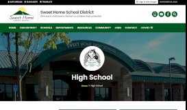 
							         High School - Sweet Home School District								  
							    