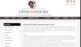 
							         High School - Upper Sandusky Exempted Village Schools								  
							    