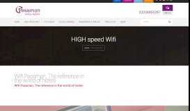 
							         HIGH speed Wifi - Passman hotels								  
							    