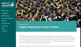 
							         Higher Education Access Tracker (HEAT)								  
							    