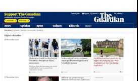 
							         Higher education | Education | The Guardian								  
							    