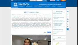 
							         Higher education - Unesco								  
							    