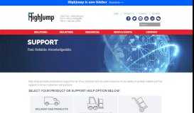 
							         HighJump Support | Supply Chain Technology Support Resources								  
							    