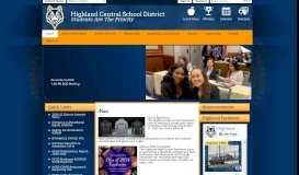 
							         Highland Central School District								  
							    