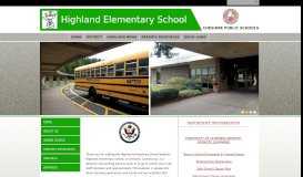 
							         Highland - Cheshire Public Schools								  
							    