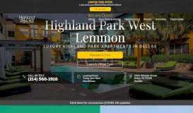 
							         Highland Park West Lemmon - The Connor Group								  
							    