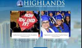
							         Highlands Community Charter and Technical Schools								  
							    