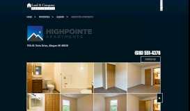
							         Highpointe Apartments 700-01 Vista Drive Allegan, MI ... - LandCo								  
							    