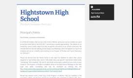 
							         Hightstown High School - Smore								  
							    