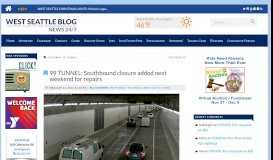 
							         Highway 99 tunnel - West Seattle Blog…								  
							    