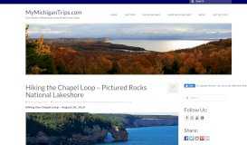 
							         Hiking the Chapel Loop – Pictured Rocks National Lakeshore ...								  
							    