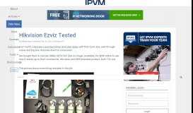 
							         Hikvision Ezviz Tested - IPVM.com								  
							    