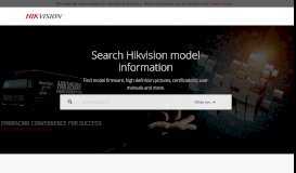 
							         Hikvision Search Portal								  
							    
